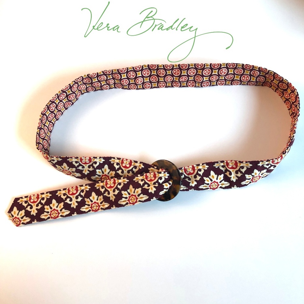 Vera Bradley Belt Medallion Print Retired